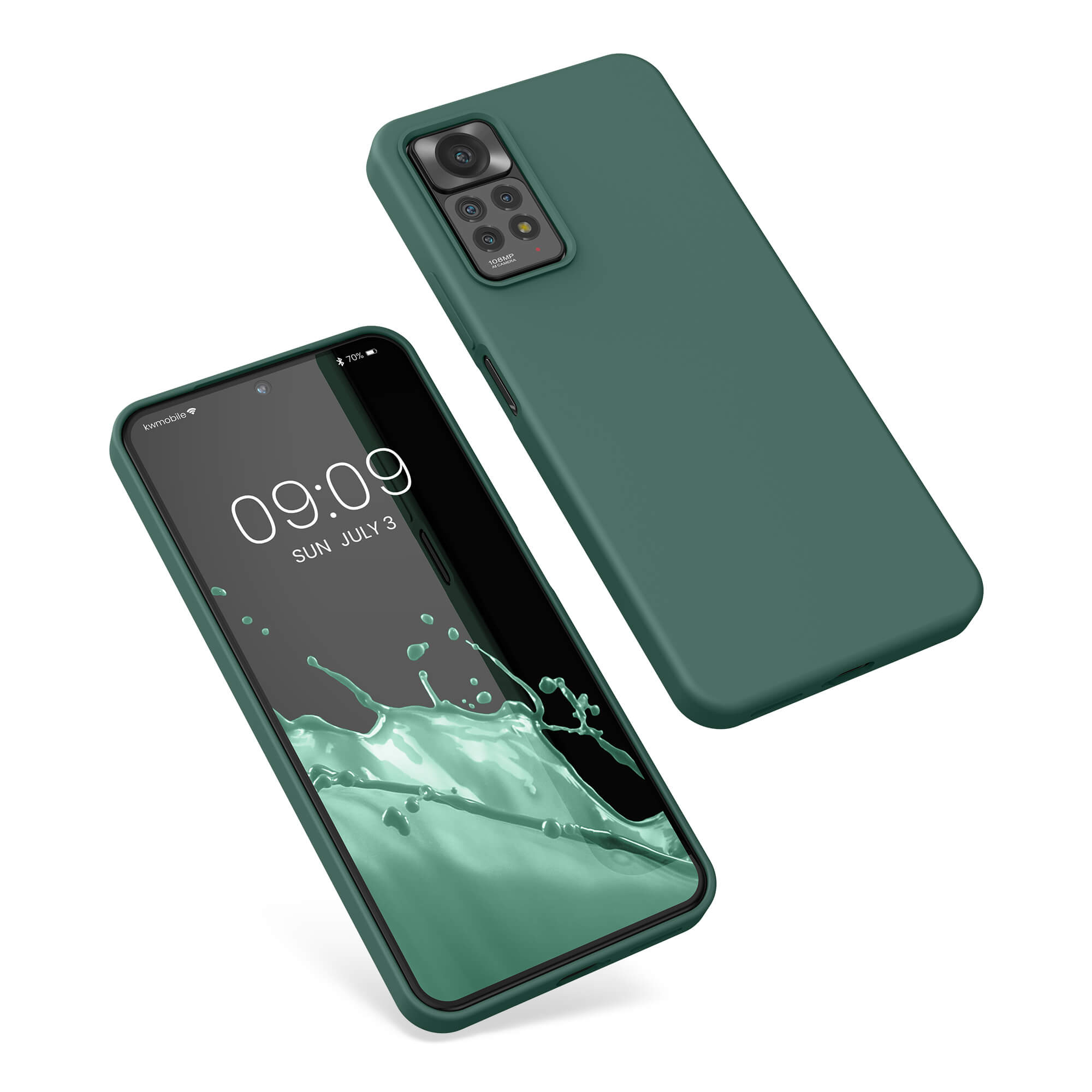 KW Xiaomi Redmi Note 11 Pro / Note 11 Pro 5G Θήκη Σιλικόνης Rubberized TPU - Forest Green - 57373.166