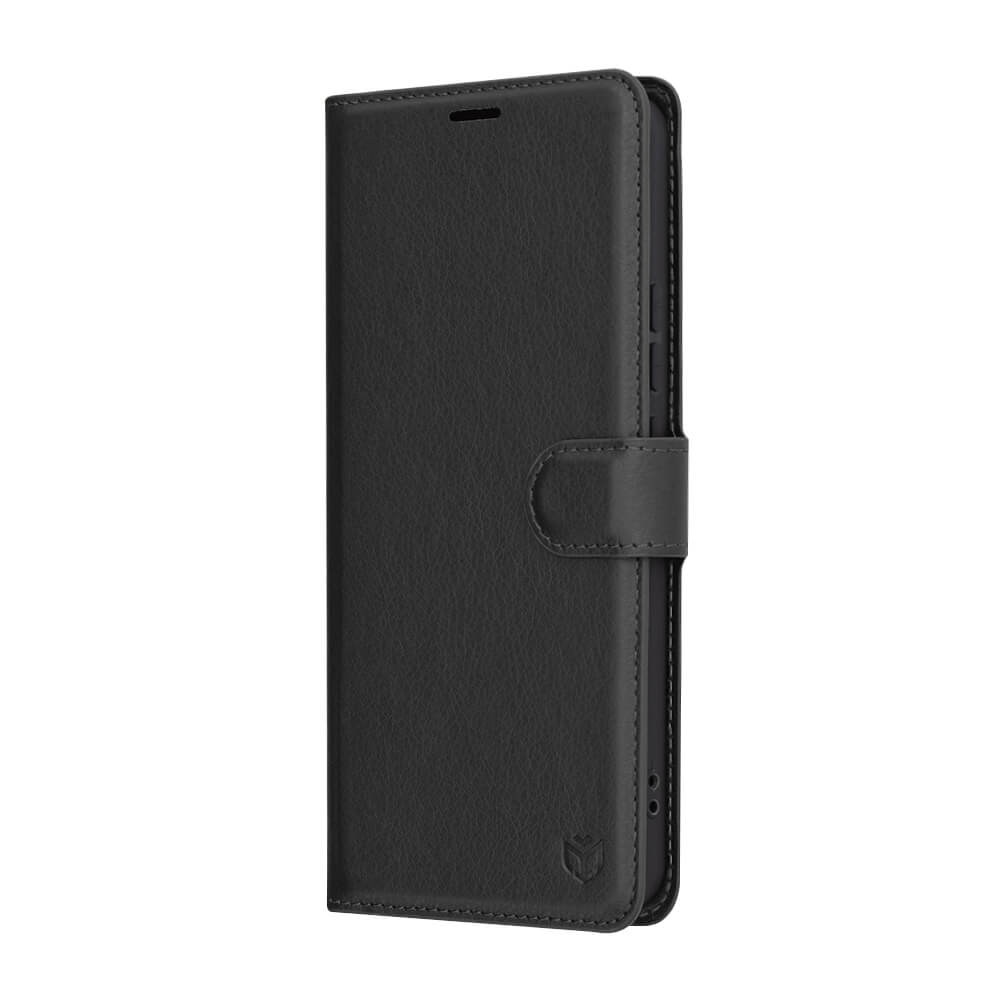Techsuit Xiaomi Redmi Note 14 5G - Leather Folio - Θήκη Πορτοφόλι από Δερματίνη με Stand - Black