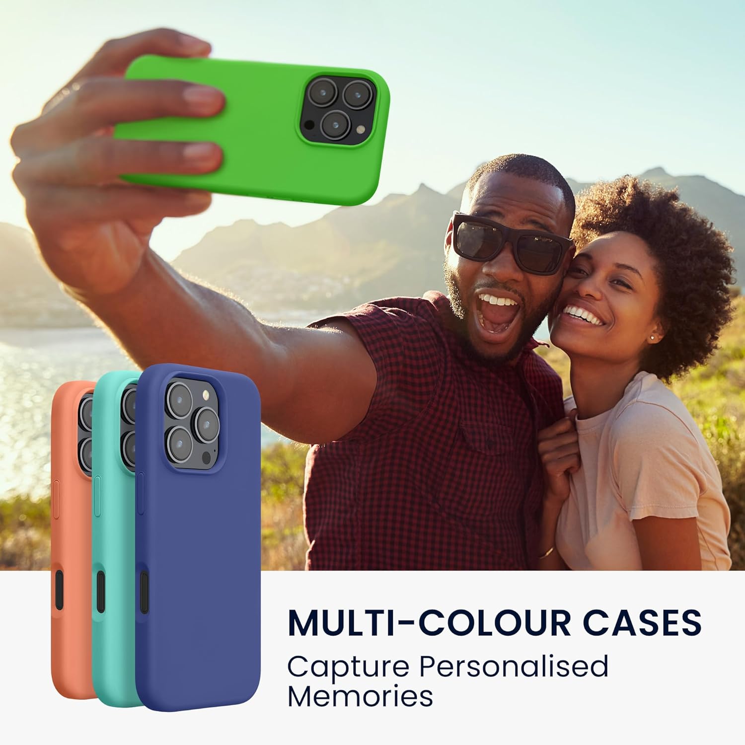 KW iPhone 16 Pro Max Θήκη Σιλικόνης Rubberized TPU - Lime Green