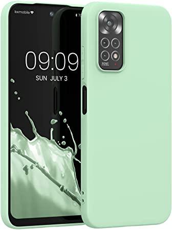 KW Xiaomi Redmi Note 11 / Redmi Note 11S Θήκη Σιλικόνης TPU - Mint Green Matte - 57368.50