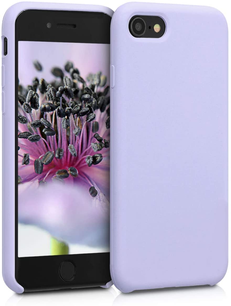 KW iPhone SE 2022 / SE 2020 / 7 / 8 Θήκη Σιλικόνης Rubber TPU - Light Lavender - 40225.139
