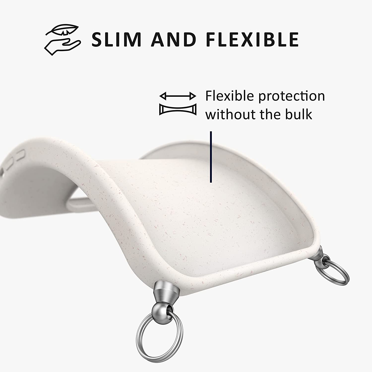 Kalibri Samsung Galaxy A53 5G Θήκη Σιλικόνης TPU με Λουράκι - Design Colorful Leaves - Blue / Deep Rusty Rose / Cream - 58598.03