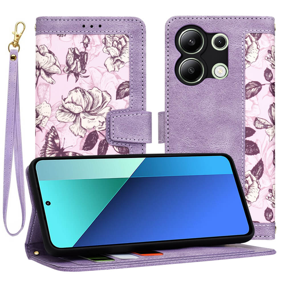 Techsuit Xiaomi Redmi Note 13 4G - FlipCraft - Θήκη Πορτοφόλι από Δερματίνη - Mysterious Purple