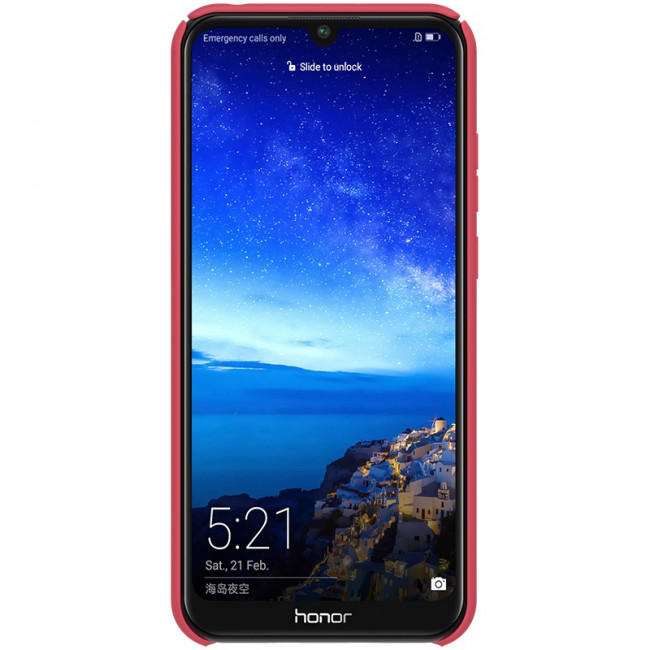 Nillkin Huawei Y6 2019 Super Frosted Shield Rugged Σκληρή Θήκη - Bright Red