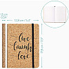 Navaris Notebook with Cork Cover Σημειωματάριο από Φελλό Design Live / Laugh / Love - 48477.05