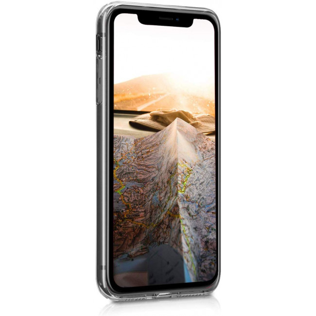 KW iPhone 11 Θήκη Σιλικόνης TPU Design Travel - Διάφανη / Black / Multicolor - 49793.02