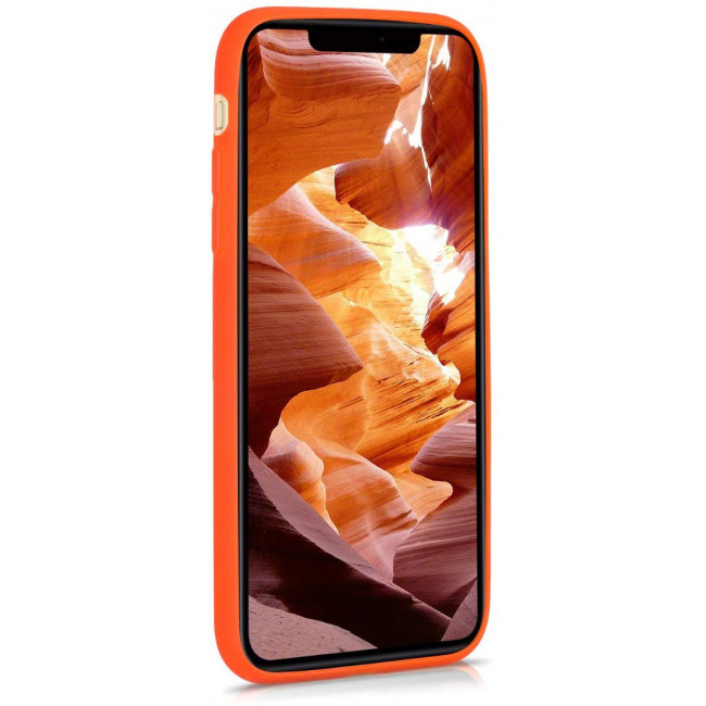 KW iPhone 11 Θήκη Σιλικόνης TPU - Neon Orange - 49783.69