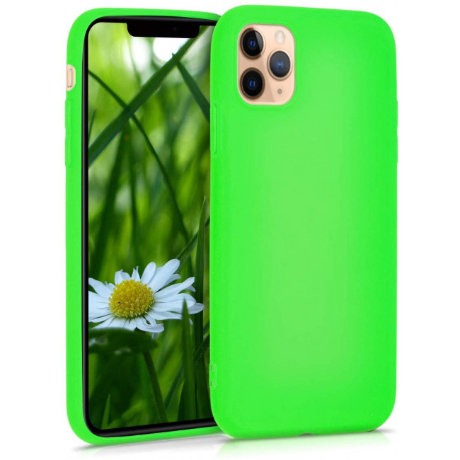 KW iPhone 11 Pro Θήκη Σιλικόνης TPU - Neon Green - 49781.44