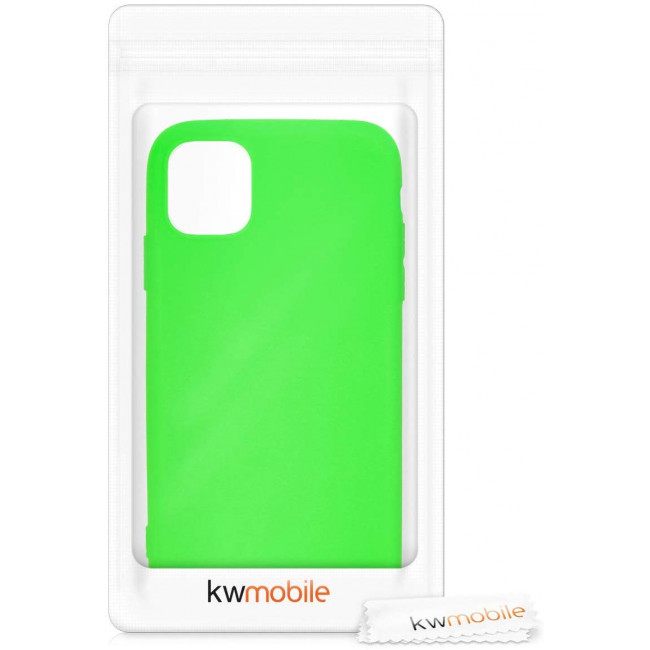 KW iPhone 11 Pro Θήκη Σιλικόνης TPU - Neon Green - 49781.44