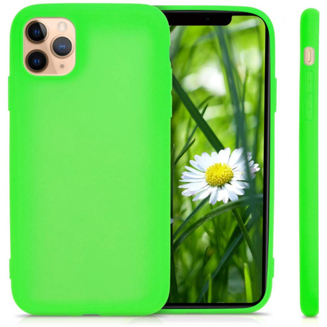 KW iPhone 11 Pro Θήκη Σιλικόνης TPU - Neon Green - 49781.44