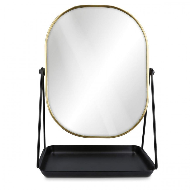 Navaris Free Standing Makeup Mirror - Καθρέπτης Μακιγιάζ - Gold - 49361.21