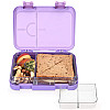 Navaris Bento Box for Kids Δοχείο Αποθήκευσης Τροφής για Παιδιά BPA Free - Purple - 49877.01.38