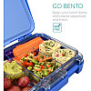 Navaris Bento Box for Kids Δοχείο Αποθήκευσης Τροφής για Παιδιά BPA Free - Blue - 49877.01.17