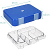 Navaris Bento Box for Kids Δοχείο Αποθήκευσης Τροφής για Παιδιά BPA Free - Blue - 49877.01.17