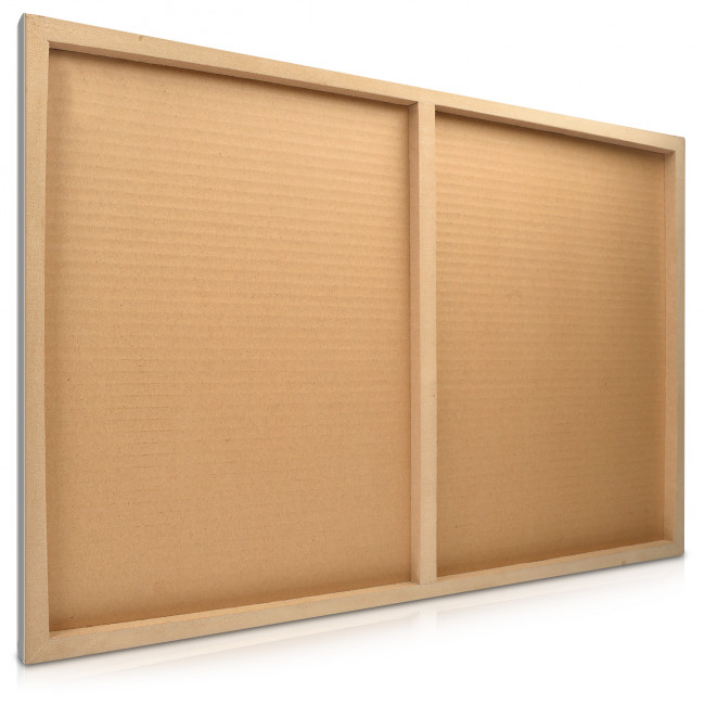 Navaris Magnetic Memo Board - Μαγνητικός Πίνακας Ανακοινώσεων - 40 x 60 cm - Design Stone Wall - 41131