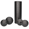 Navaris Massage Ball Roller Set - Σετ με Κύλινδρο και Μπάλες για Μασάζ - Black - 46979.04