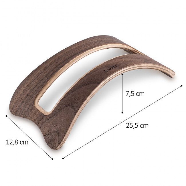 Kalibri Elegant Wooden Laptop Tablet Stand Βάση Στήριξης Laptop και Tablet από Ξύλο - Dark Brown - 48776.18