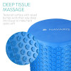 Navaris EVA Foam Roller for Exercise, Pilates, Yoga, Stretching, Muscle Massage - Κύλινδρος Γυμναστικής - 90cm - Blue - 45380.04