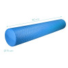 Navaris EVA Foam Roller for Exercise, Pilates, Yoga, Stretching, Muscle Massage - Κύλινδρος Γυμναστικής - 90cm - Blue - 45380.04