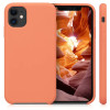 KW iPhone 11 Θήκη Σιλικόνης Rubber TPU - Papaya - 49724.144