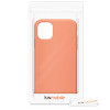 KW iPhone 11 Θήκη Σιλικόνης Rubber TPU - Papaya - 49724.144