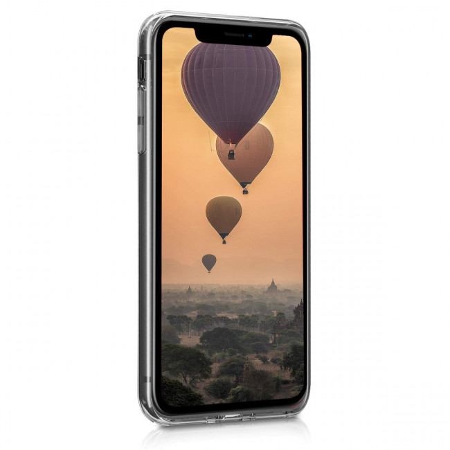 KW iPhone 11 Θήκη Σιλικόνης TPU Design Travel Outline - Διάφανη / Rose Gold - 49785.01