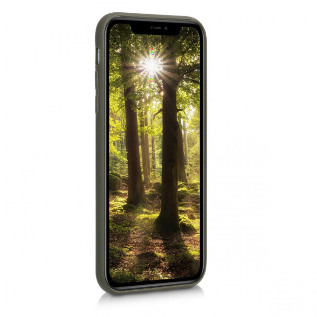 KW iPhone 11 Θήκη Σιλικόνης TPU - Olive Green Matte - 49787.101