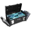 Navaris Tool Box Εργαλειοθήκη Design Don't Touch my Tool Box - Black / Light Blue - 46193.02