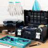 Navaris Tool Box Εργαλειοθήκη Design Don't Touch my Tool Box - Black / Light Blue - 46193.02