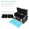 Navaris Tool Box Εργαλειοθήκη Design Don't Touch my Tool Box - Black / Light Blue - 46193.02