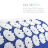 Navaris 2-in-1 Acupressure Mat and Pillow Set Σετ 2 σε 1 Χαλάκι και Μαξιλάρι Μασάζ - Blue - 43899.04