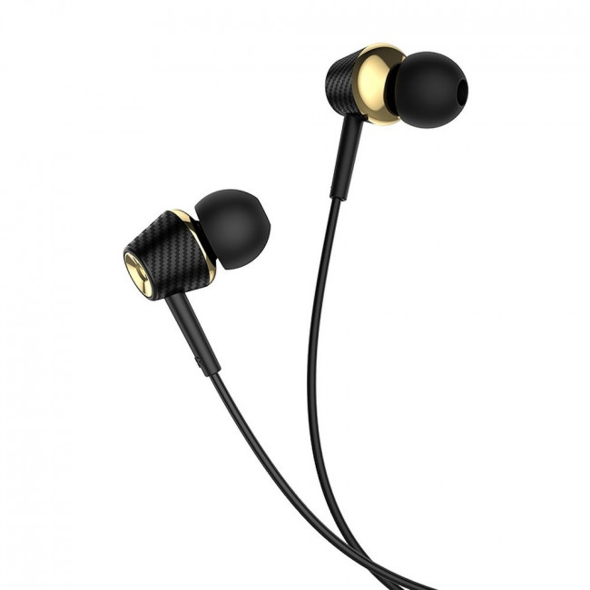 Hoco Graceful M70 Handsfree Ακουστικά με Ενσωματωμένο Μικρόφωνο - Black / Gold