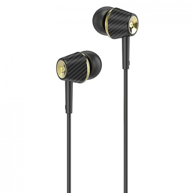 Hoco Graceful M70 Handsfree Ακουστικά με Ενσωματωμένο Μικρόφωνο - Black / Gold