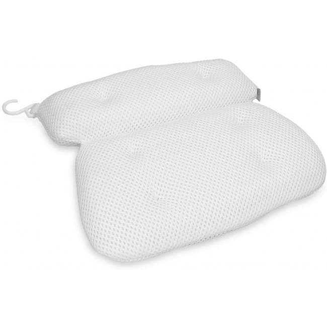 Navaris Bath Pillow for Head Neck Shoulders Αντιολισθητικό Μαξιλάρι Μπάνιου - White - 47493.02