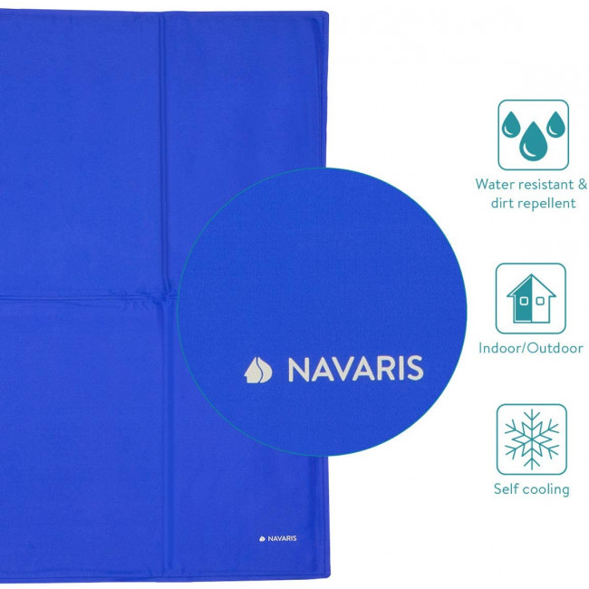 Navaris Pet Cooling Mat - Στρώμα Ψύξης για Κατοικίδια - Blue - 51183.01