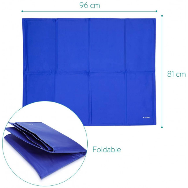 Navaris Pet Cooling Mat - Στρώμα Ψύξης για Κατοικίδια - Blue - 51183.01