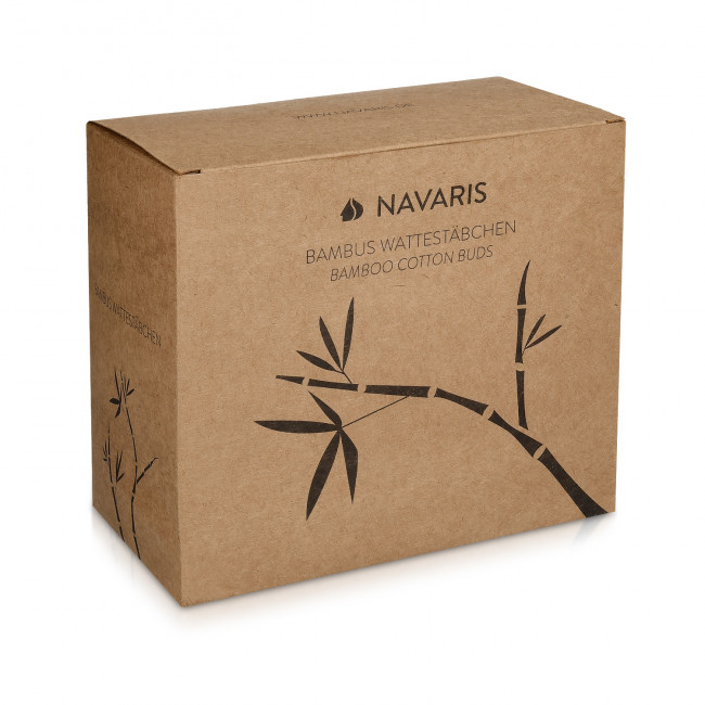 Navaris Bamboo Cotton Buds Βαμβακερές Μπατονέτες από Μπαμπού - 800 τεμάχια - 47518.800