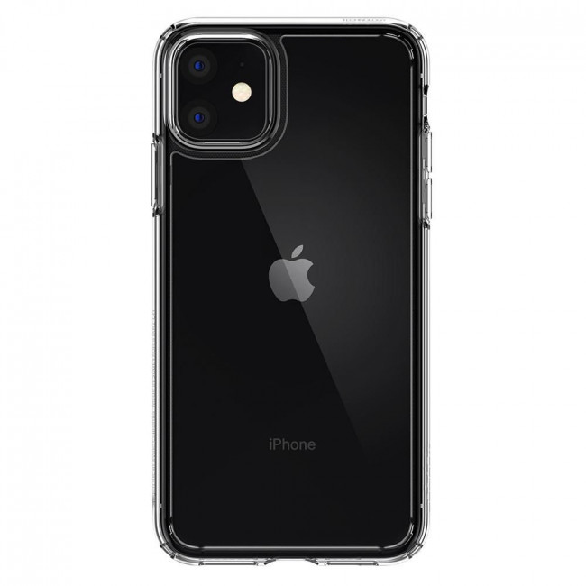 Spigen iPhone 11 Ultra Hybrid Σκληρή Θήκη με Πλαίσιο Σιλικόνης - Crystal Clear