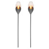 Navaris Outdoor Solar Torch Lights Διακοσμητικά Φώτα Κήπου - Dark Grey - 47538.19.02