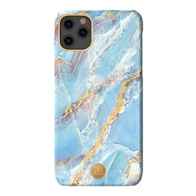 Kingxbar iPhone 11 Pro Σκληρή Θήκη - Marble - Blue