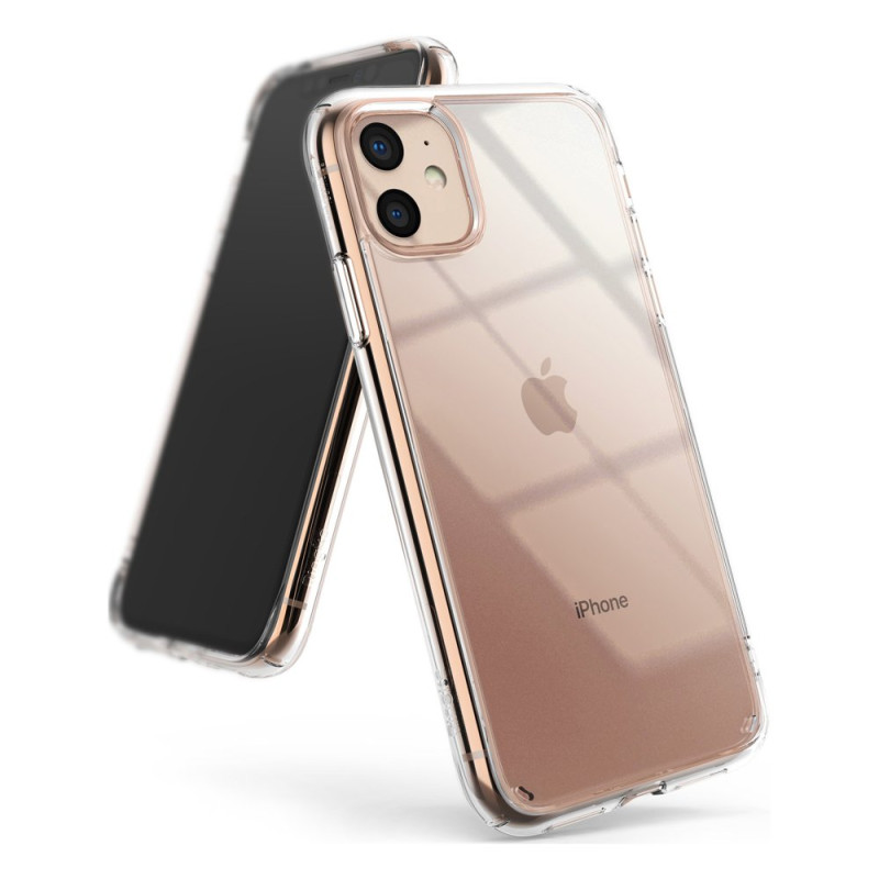 Ringke iPhone 11 Fusion Σκληρή Θήκη με Πλαίσιο Σιλικόνης - Διάφανη