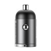 Baseus Tiny Star Mini Car Charger - Φορτιστής Αυτοκινήτου Γρήγορης Φόρτισης 30W με 1 Θύρα USB - Grey - VCHX-A0G