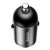 Baseus Tiny Star Mini Car Charger - Φορτιστής Αυτοκινήτου Γρήγορης Φόρτισης 30W με 1 Θύρα USB - Grey - VCHX-A0G