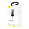 Baseus Tiny Star Mini Car Charger - Φορτιστής Αυτοκινήτου Γρήγορης Φόρτισης 30W με 1 Θύρα USB - Grey - VCHX-A0G