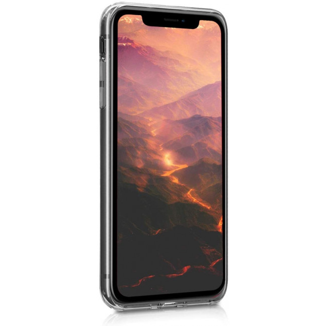 KW iPhone 11 Θήκη Σιλικόνης TPU Design Travel and Explore - Rose Gold / Διάφανη - 49785.25