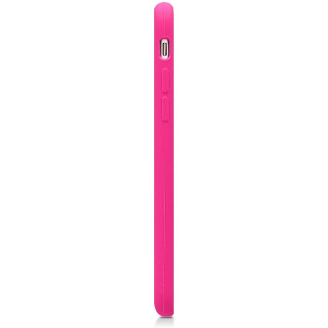 KW iPhone SE 2022 / SE 2020 / 7 / 8 Θήκη Σιλικόνης Rubber TPU - Neon Pink - 40225.08