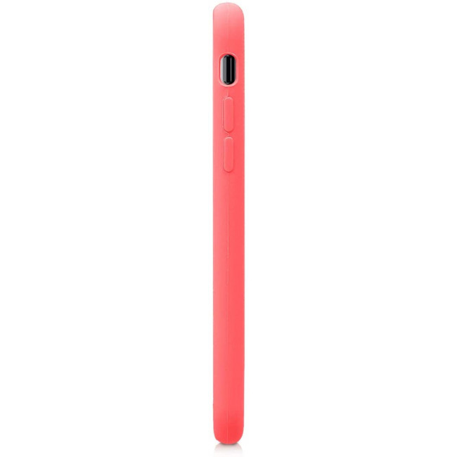 KW iPhone SE 2022 / SE 2020 / 7 / 8 Θήκη Σιλικόνης Rubber TPU - Neon Coral - 40225.103