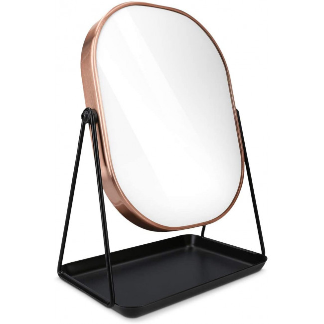 Navaris Free Standing Makeup Mirror - Καθρέπτης Μακιγιάζ - Copper - 49361.27