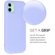 KW iPhone 11 Θήκη Σιλικόνης Rubberized TPU - Light Lavender - 50791.139