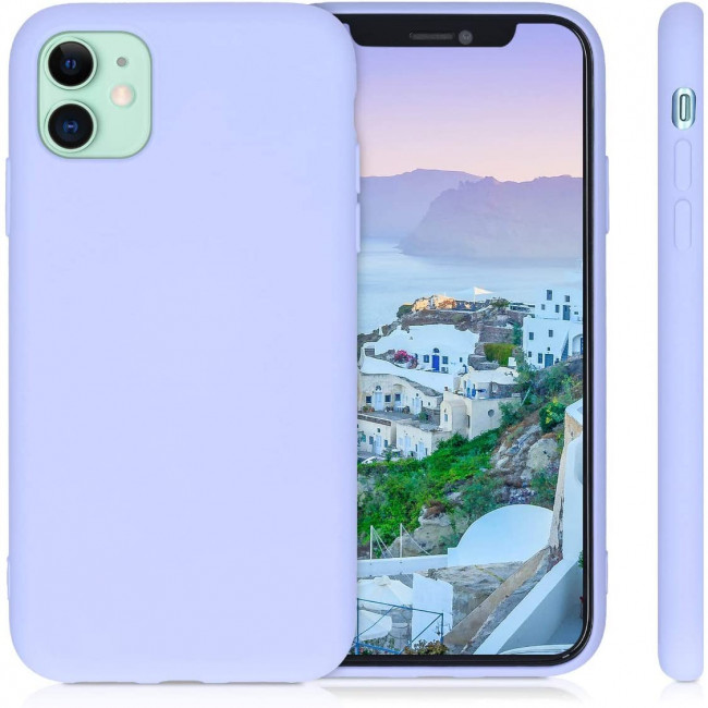 KW iPhone 11 Θήκη Σιλικόνης Rubberized TPU - Light Lavender - 50791.139